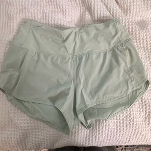 Lululemon high rise speed shorts